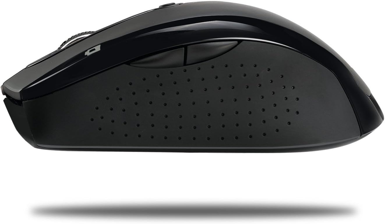 Adesso iMouse M20B - Ratón (mano derecha, Óptico, RF inalámbrico, 800 DPI, Negro
