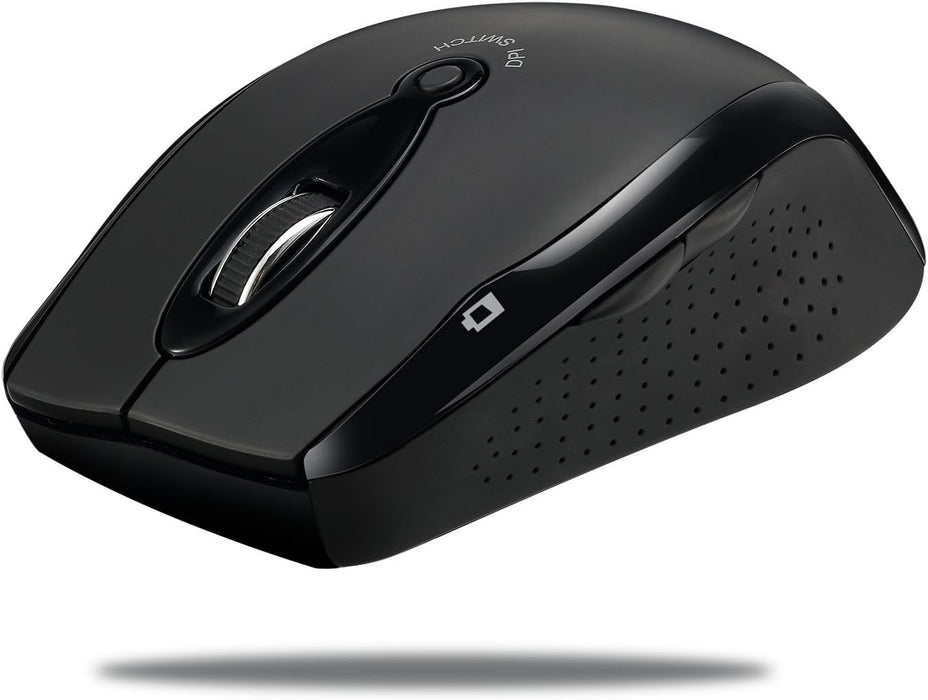 Adesso iMouse M20B - Ratón (mano derecha, Óptico, RF inalámbrico, 800 DPI, Negro