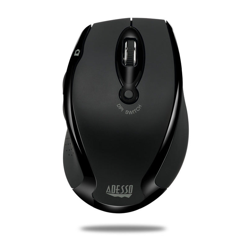 Adesso iMouse M20B - Ratón (mano derecha, Óptico, RF inalámbrico, 800 DPI, Negro