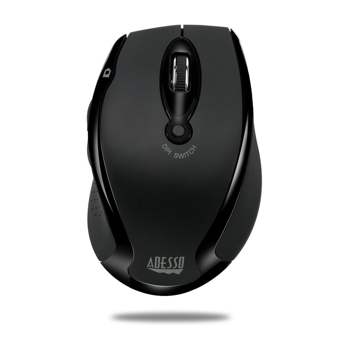 Adesso iMouse M20B - Ratón (mano derecha, Óptico, RF inalámbrico, 800 DPI, Negro