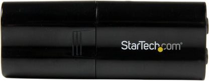 StarTech.com USB Sound Card - 3.5mm Audio Adapter - External Sound Card - Black - External Sound Card (ICUSBAUDIOB