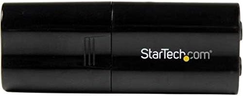 StarTech.com USB Sound Card - 3.5mm Audio Adapter - External Sound Card - Black - External Sound Card (ICUSBAUDIOB