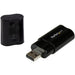 StarTech.com USB Sound Card - 3.5mm Audio Adapter - External Sound Card - Black - External Sound Card (ICUSBAUDIOB