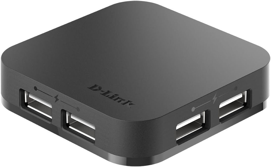 D-Link DUB-H4, Nero/Antracite