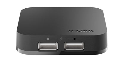 D-Link DUB-H4, Nero/Antracite
