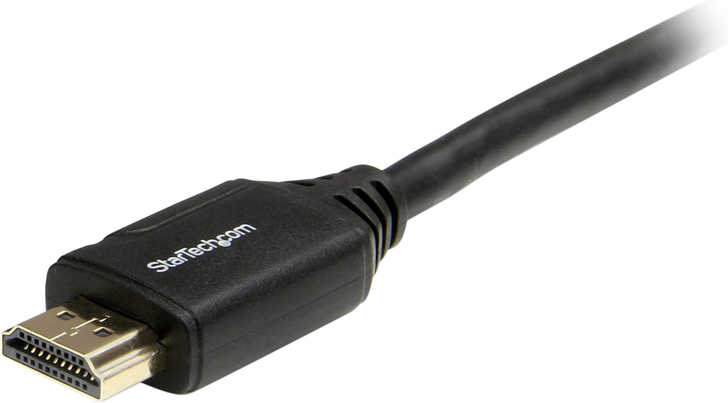StarTech.com HDMM2MP Premium High Speed HDMI Cable with Ethernet ,Black, 4K 60Hz - 2 m (6 ft.