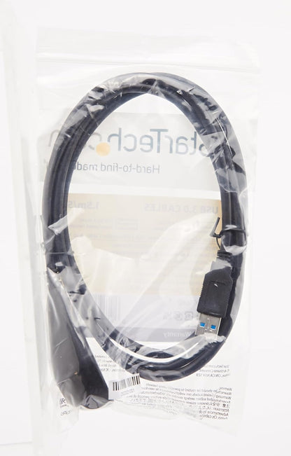 StarTech.com 5 ft Black Desktop SuperSpeed USB 3.0 Extension Cable - A to A M/F - USB 3.0 Extension Cable A Male to A Female - 5 feet (USB3SEXT5DKB