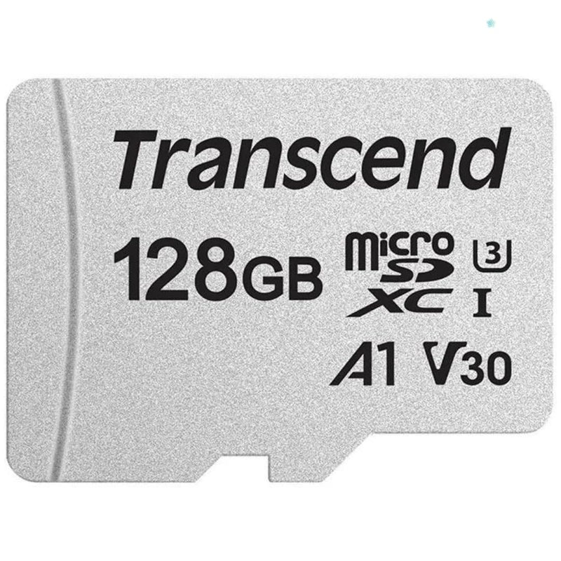 Transcend 128GB microSDXC 300S Class 10 Memory Card with up to 95/45 MB/s (for Smartphones, Digital Camers and Nintendo Switch Consoles) including SD Adapter TS128GUSD300S-A 128 GB Retail Standard pac