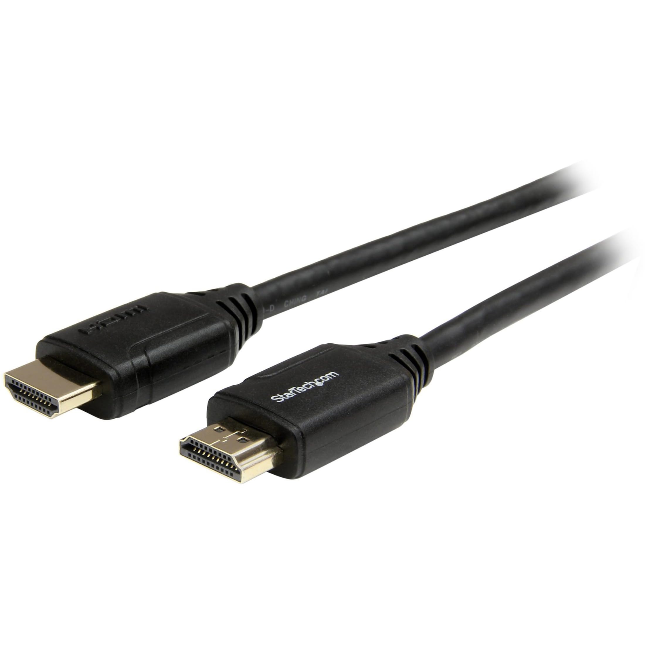 StarTech.com 1m 3 ft Premium High Speed HDMI Cable with Ethernet - 4K 60Hz - Premium Certified HDMI Cable - HDMI 2.0 - 30AWG (HDMM1MP