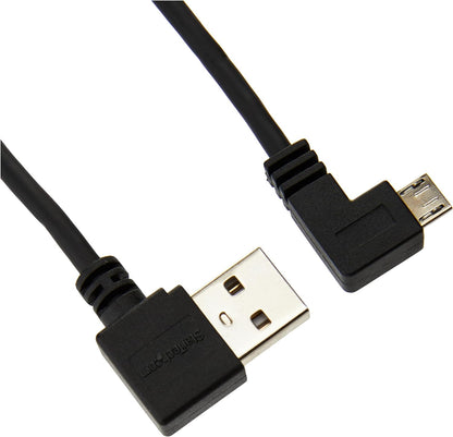 StarTech.com 2m 6 ft Micro-USB Cable with Right-Angled Connectors - M/M - USB A to Micro B Cable - 6ft Right Angle Micro USB Cable (USB2AUB2RA2M