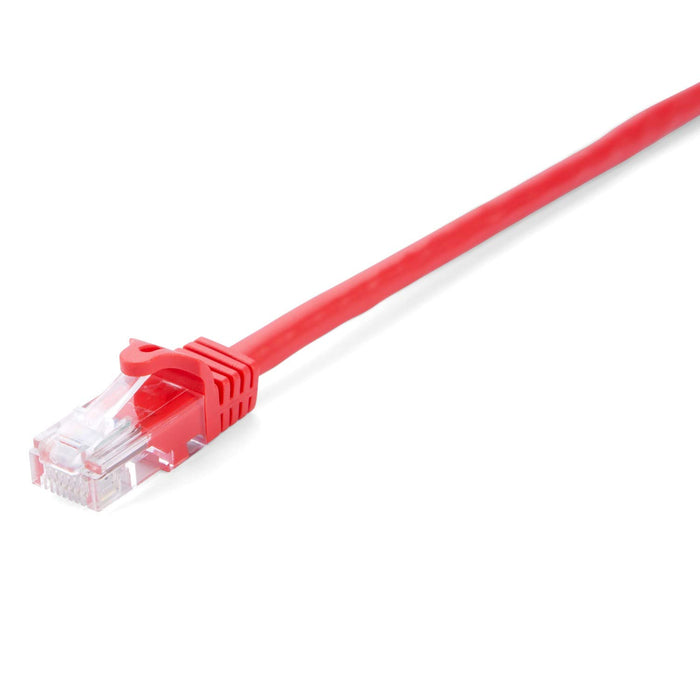V7 V7CAT6UTP-01M-RED-1N - Cable de red (1 m, Cat6, U/UTP (UTP), RJ-45, RJ-45, Rojo