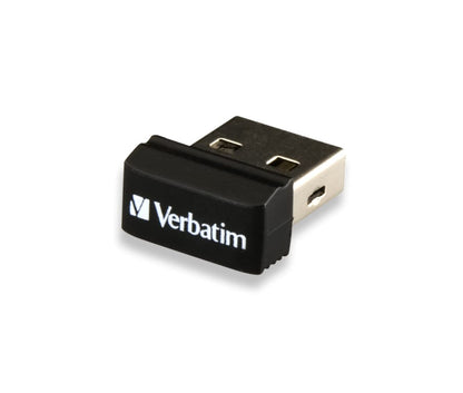 Verbatim Store 'n' Stay Nano USB-Stick 16GB, USB 2.0, USB Speicherstick mini, für Laptop Notebook Ultrabook TV Autoradio, USB Nano Stick, USB Stick kurz, schwarz