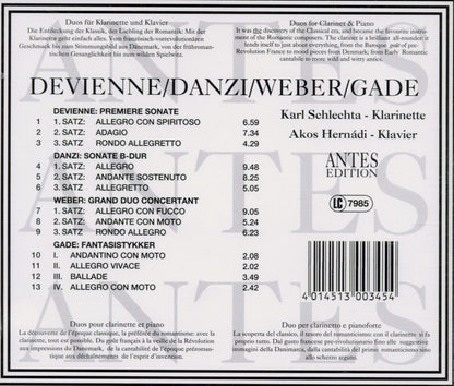 Works for Clarinet / Premiere Son / Son No 1
