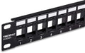 TRENDnet 24-Port Blank Keystone 1U Patch Panel, TC-KP24, Cat5, Cat5e, Cat6, Cat6A, UTP, 19 Inch RackMount Design, Recommended with TC-K25C6 & TC-K50C6 Cat6 Keystone Jacks 24 Port 24-Port