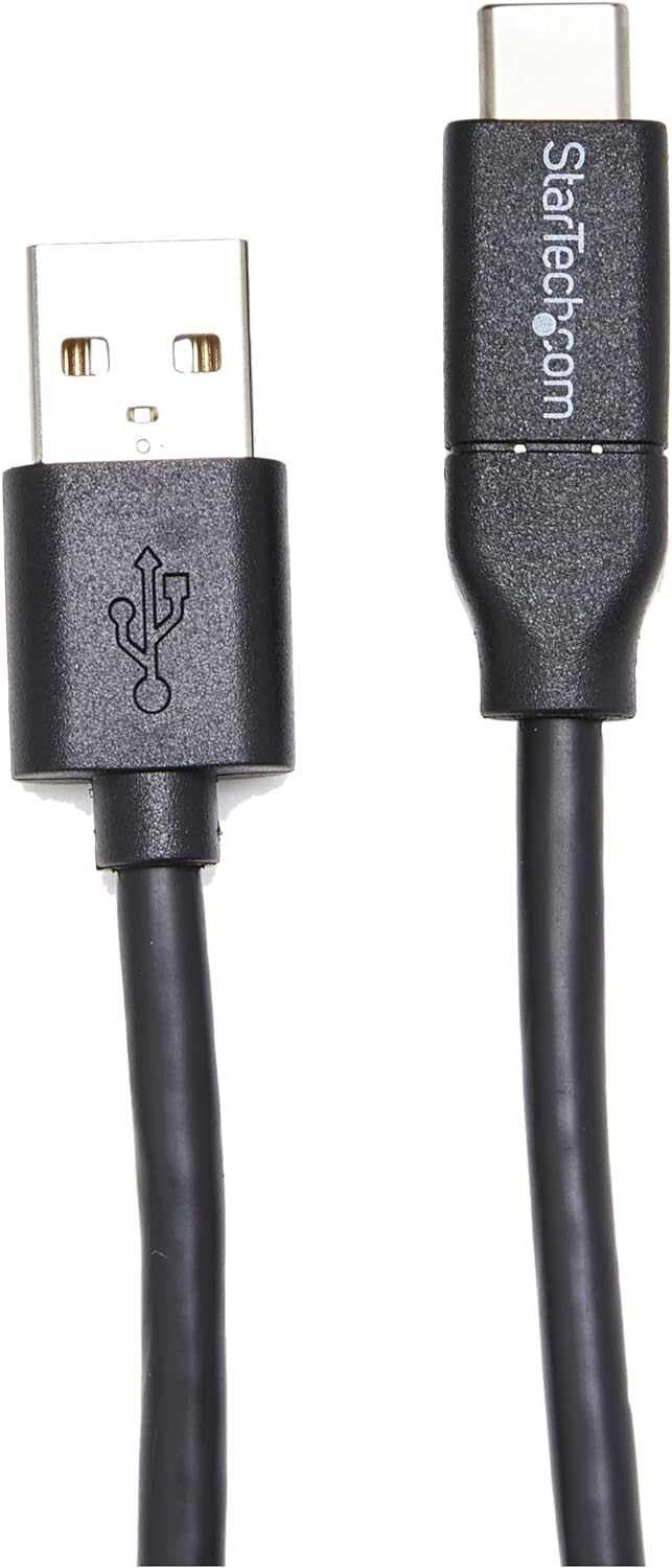 StarTech.com 4m 13ft USB C to A Cable - USB 2.0 USB-IF Certified - USB Type C to USB Type A Cable M/M - USB-C Charging Cable - USB A to C (USB2AC4M), black
