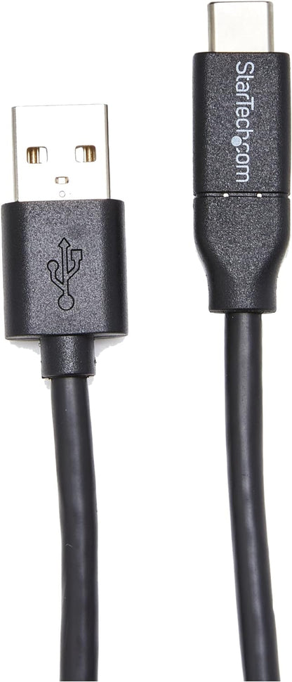 StarTech.com 4m 13ft USB C to A Cable - USB 2.0 USB-IF Certified - USB Type C to USB Type A Cable M/M - USB-C Charging Cable - USB A to C (USB2AC4M), black