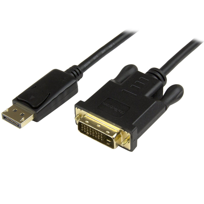 StarTech.com DisplayPort to DVI Converter Cable - DP to DVI Adapter - 3ft - 1920x1200 (DP2DVI2MM3
