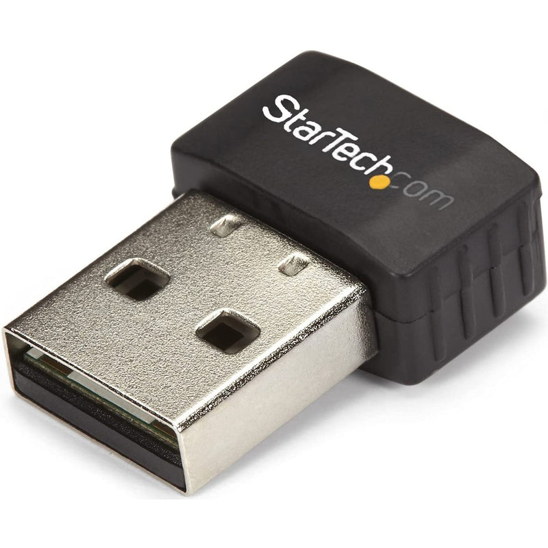 StarTech.com Wireless USB WiFi Adapter – Dual Band AC600 Wireless Dongle - 2.4GHz / 5GHz - 802.11ac Wi-Fi Laptop Adapter (USB433ACD1X1