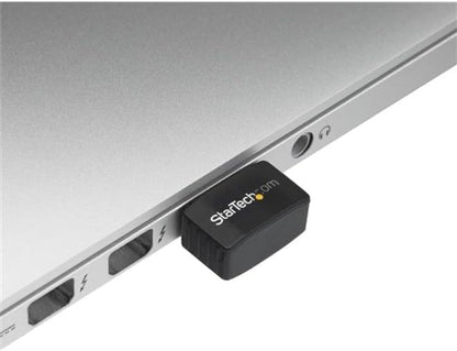 StarTech.com Wireless USB WiFi Adapter – Dual Band AC600 Wireless Dongle - 2.4GHz / 5GHz - 802.11ac Wi-Fi Laptop Adapter (USB433ACD1X1