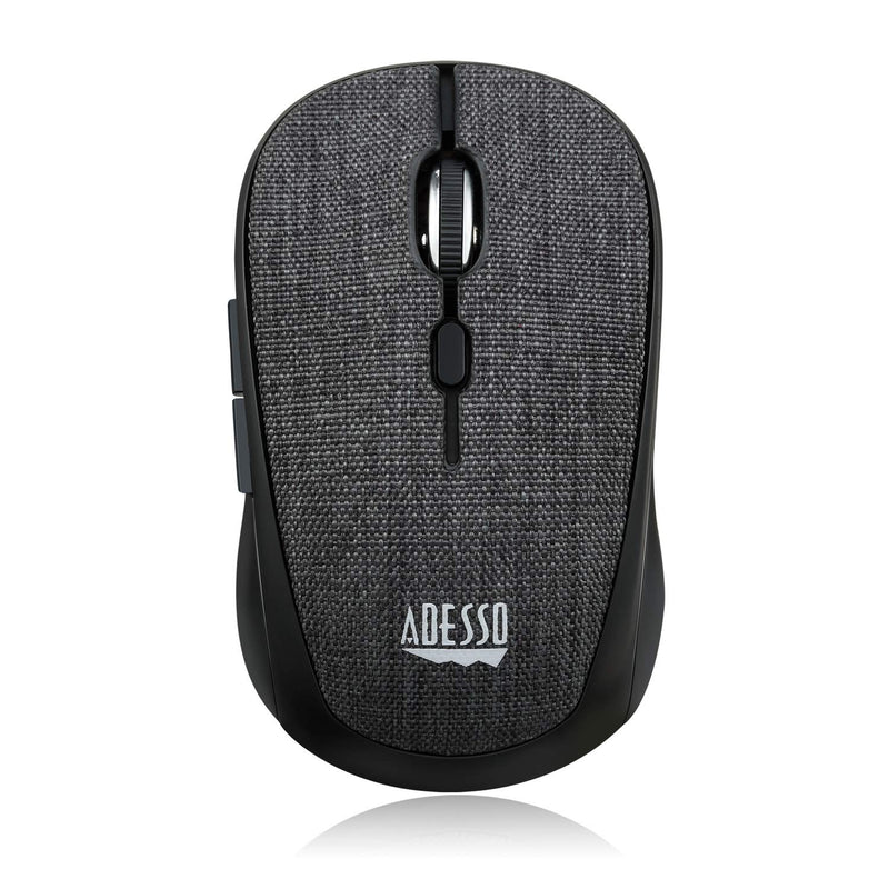 Adesso iMouse S80B - Ratón (Ambidextro, Óptico, RF inalámbrico, 1600 DPI, Negro, Gris