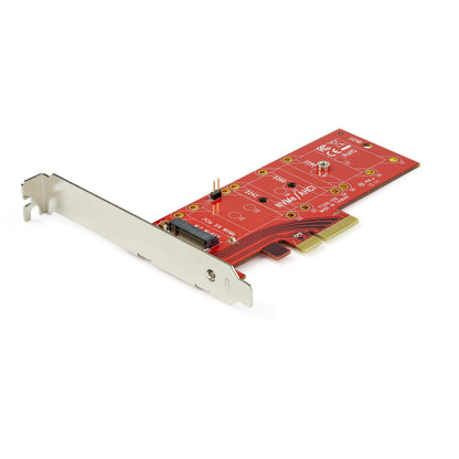 StarTech.com M2 PCIe SSD Adapter - x4 PCIe 3.0 NVMe / AHCI / NGFF / M-Key - Low Profile and Full Profile - SSD PCIe M.2 Adapter (PEX4M2E1