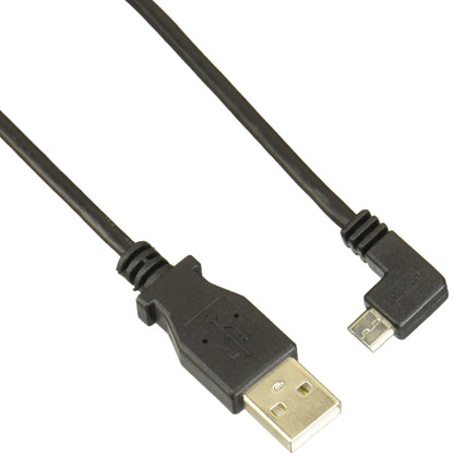 StarTech.com Micro-USB Charge-and-Sync Cable M/M - Right-Angle Micro-USB - 30/24 AWG - 1 m (3 ft.