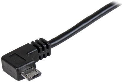 StarTech.com Micro-USB Charge-and-Sync Cable M/M - Right-Angle Micro-USB - 30/24 AWG - 1 m (3 ft.