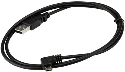 StarTech.com Micro-USB Charge-and-Sync Cable M/M - Right-Angle Micro-USB - 30/24 AWG - 1 m (3 ft.