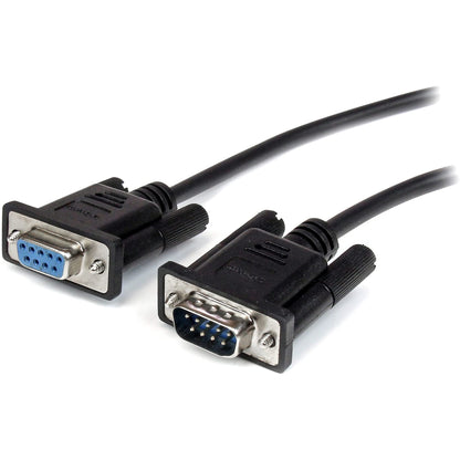 StarTech.com 0.5m Black Straight Through DB9 RS232 Serial Cable - DB9 RS232 Serial Extension Cable - Male to Female Cable - 50cm (MXT10050CMBK