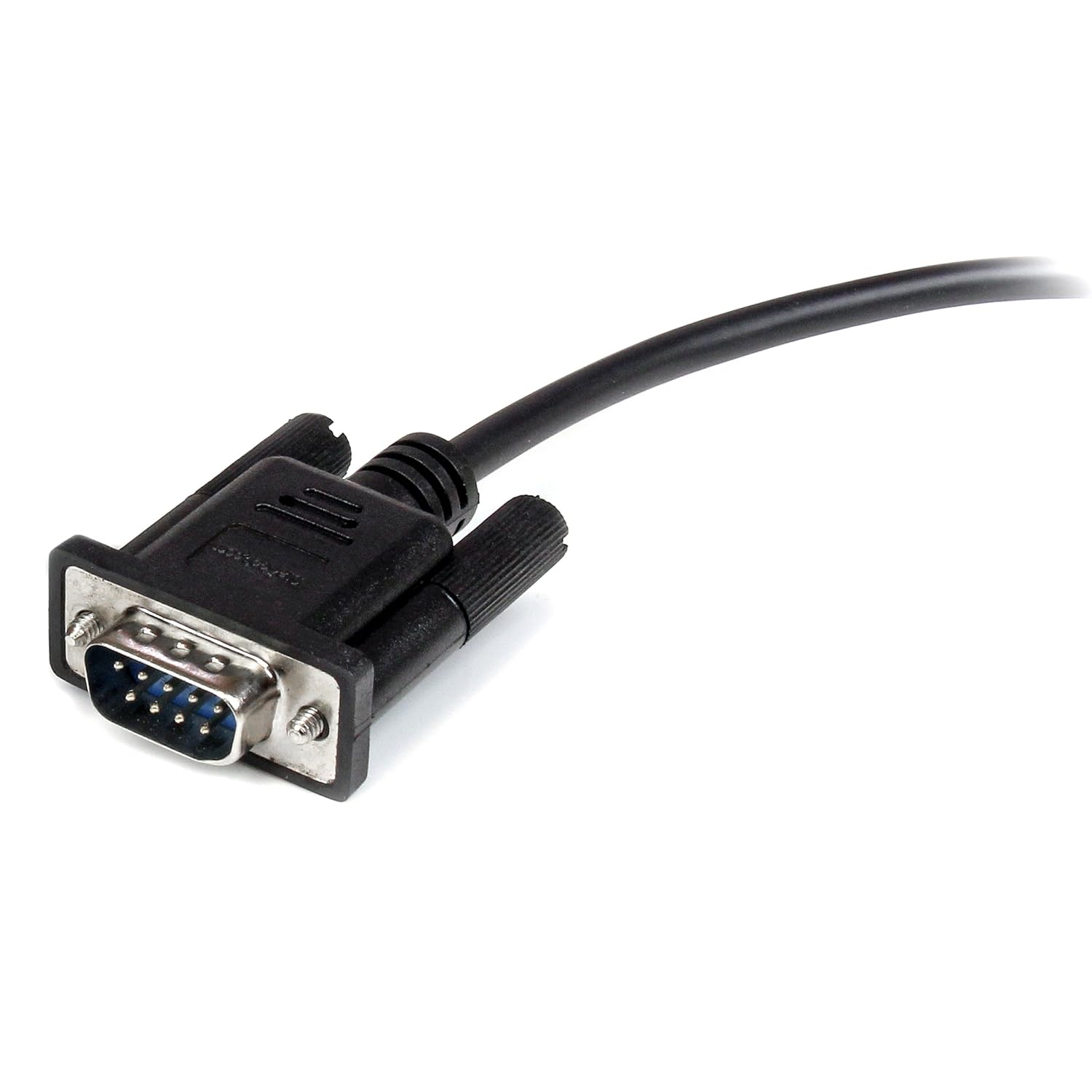 StarTech.com 0.5m Black Straight Through DB9 RS232 Serial Cable - DB9 RS232 Serial Extension Cable - Male to Female Cable - 50cm (MXT10050CMBK