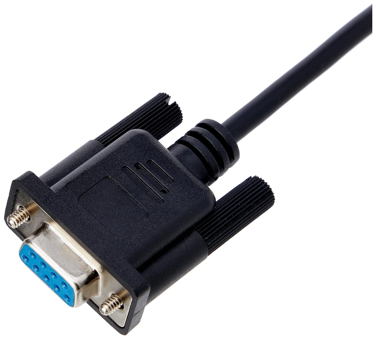 StarTech.com 1m Black DB9 RS232 Serial Null Modem Cable F/F - DB9 Female to Female - 9 pin RS232 Null Modem Cable - 1 meter, Black