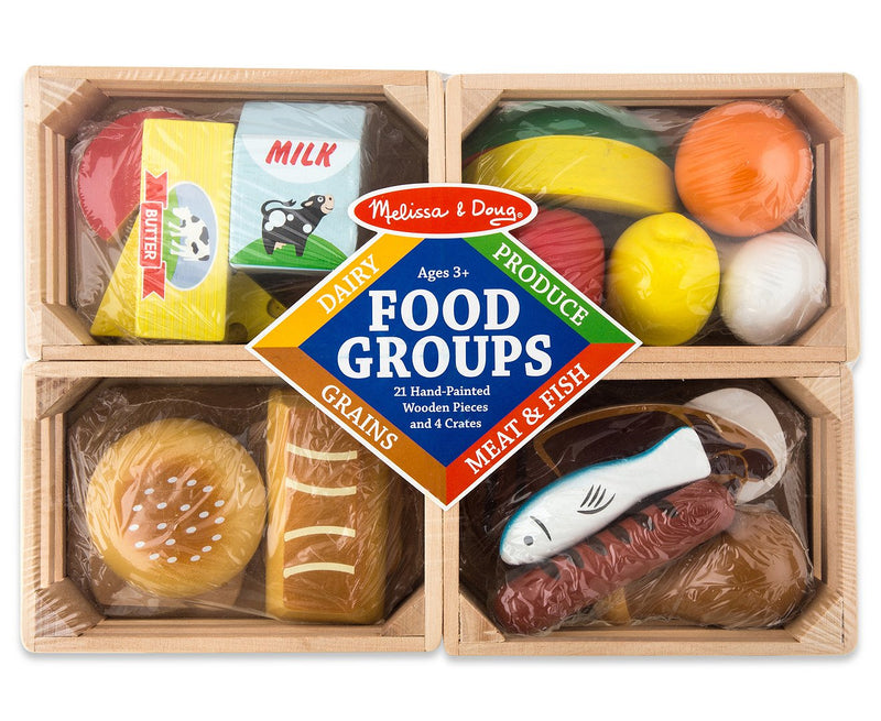 Melissa and Doug Holz Lebensmittel Kinderküche Zubehör Holz | Spielküche Zubehör Holz & Kaufladen Zubehör Holz | Küchenspielzeug für Kinder Küchenzubehör | Holzspielzeug Küche Kinder ab 2 Jahre