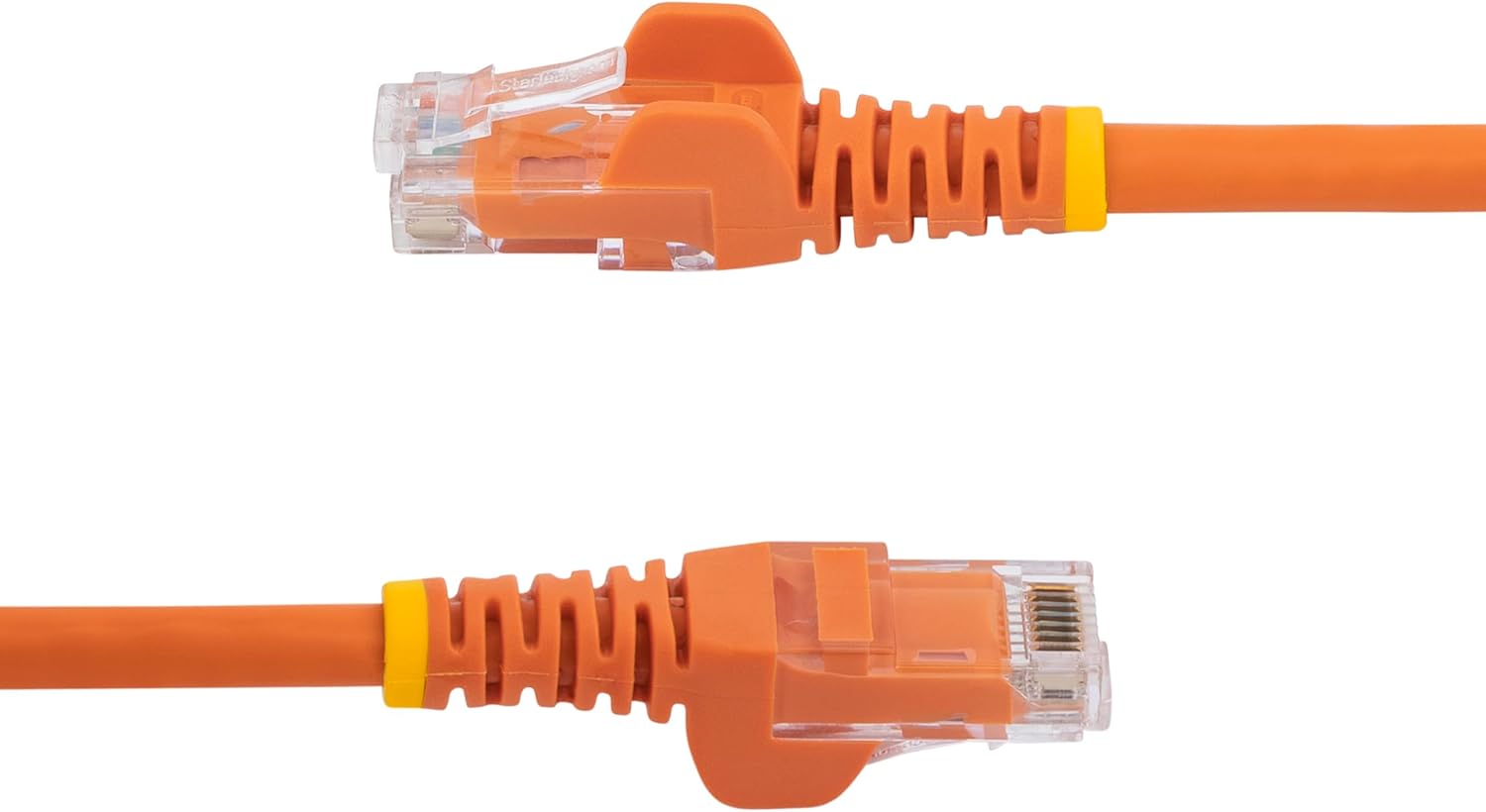 StarTech.com 75ft CAT6 Ethernet Cable - Orange CAT 6 Gigabit Ethernet, 100W PoE RJ45 Network/Patch Cord Snagless, Strain Relief Orange 75 ft/22.8 m 1 Pack