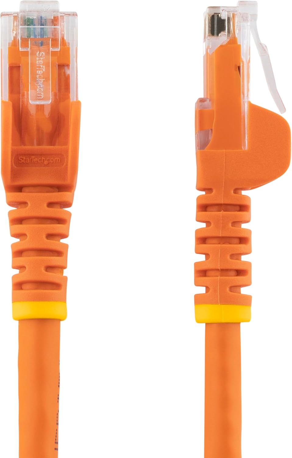 StarTech.com 75ft CAT6 Ethernet Cable - Orange CAT 6 Gigabit Ethernet, 100W PoE RJ45 Network/Patch Cord Snagless, Strain Relief Orange 75 ft/22.8 m 1 Pack