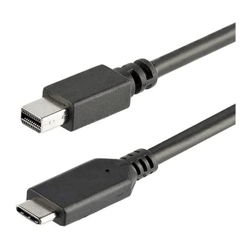 StarTech.com Cable de 1m USB-C a Mini DisplayPort - 4K 60Hz - Negro - Adaptador USB 3.1 Tipo C a mDP (CDP2MDPMM1MB