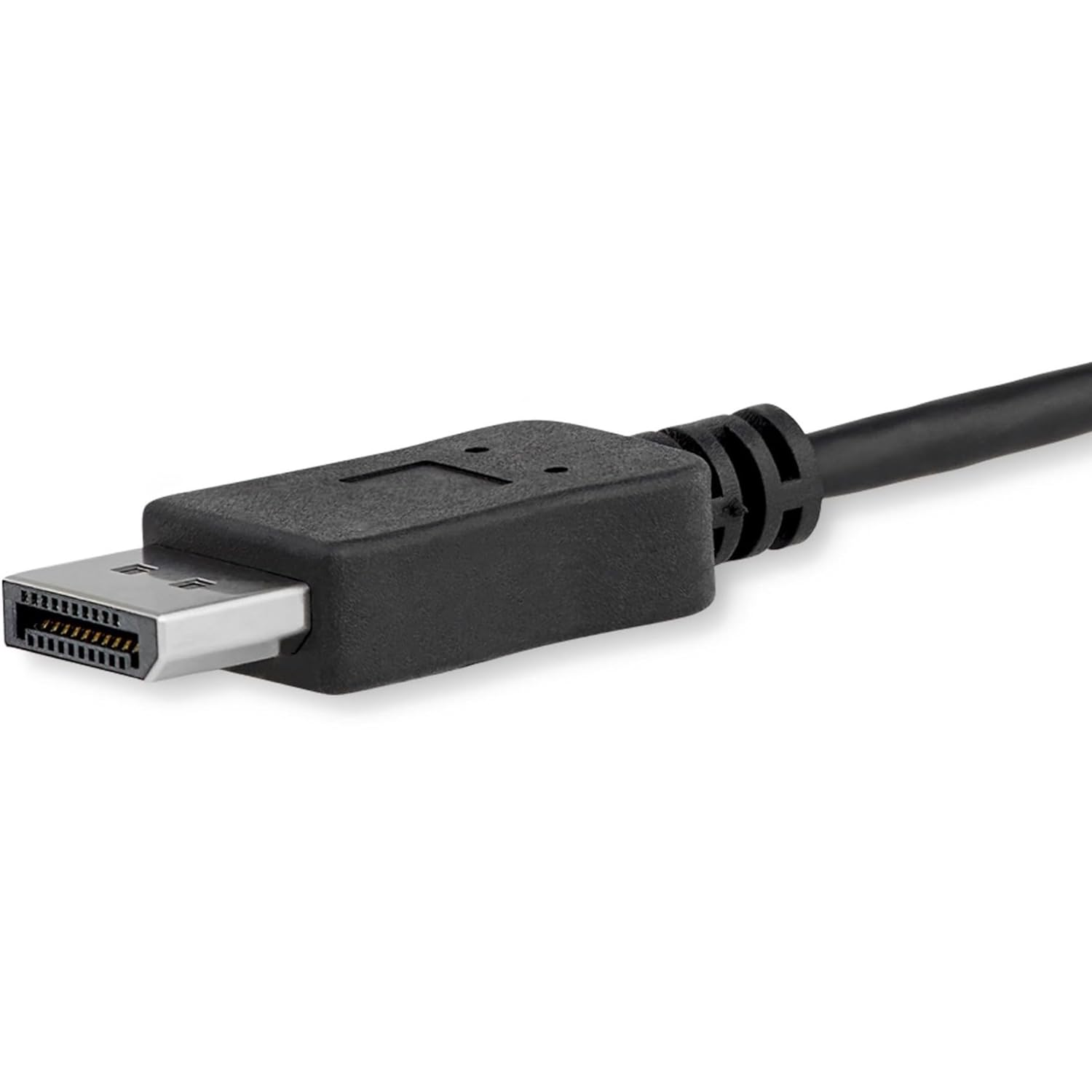 StarTech.com 6ft/1.8m USB C to DisplayPort 1.2 Cable 4K 60Hz - USB-C to DisplayPort Adapter Cable HBR2 - USB Type-C DP Alt Mode to DP Monitor Video Cable - Works w/ Thunderbolt 3 - Black (CDP2DPMM6B