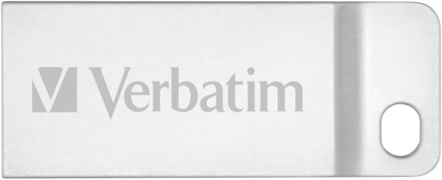 Verbatim Executive USB-stick metal 32 GB I USB 2.0 I USB memory stick I for laptop notebook ultrabook TV car stereo I USB 2.0 stick I data-stick including key ring I silver