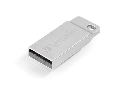 Verbatim Executive USB-stick metal 32 GB I USB 2.0 I USB memory stick I for laptop notebook ultrabook TV car stereo I USB 2.0 stick I data-stick including key ring I silver