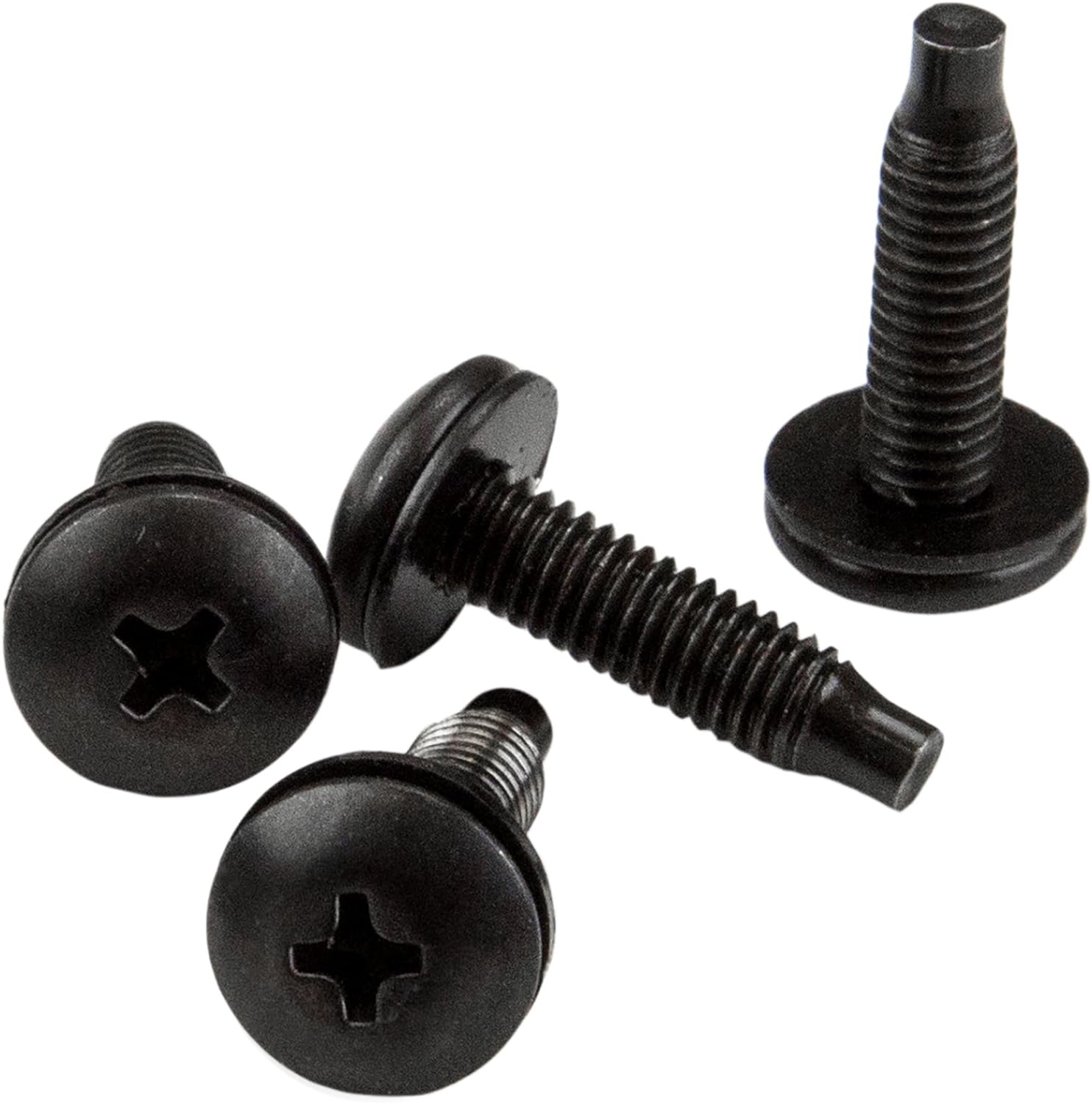 StarTech.com Server Rack Screws - 50 pack - 10-32 Screws - Rack Mount Screws - Network Rack Screws - Rack Mount Hardware (CABSCRWS1032