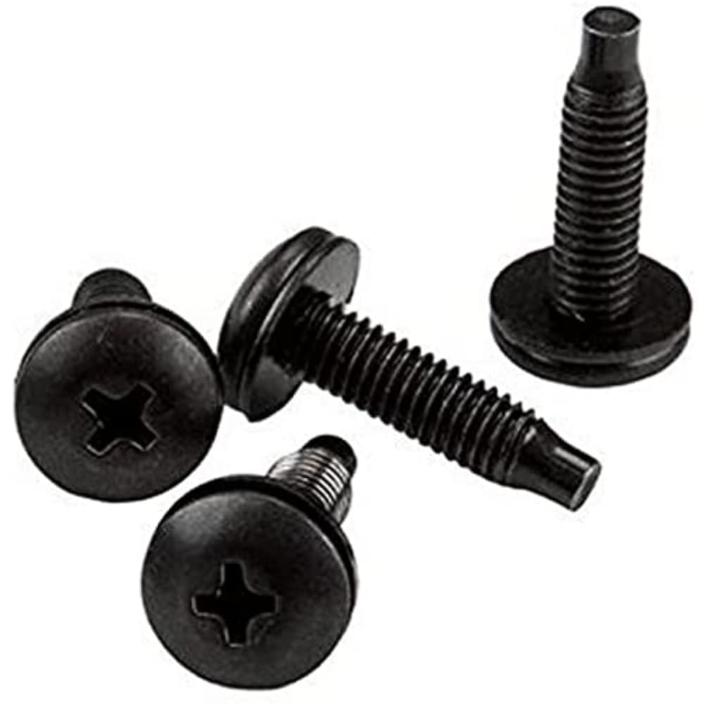 StarTech.com Server Rack Screws - 50 pack - 10-32 Screws - Rack Mount Screws - Network Rack Screws - Rack Mount Hardware (CABSCRWS1032