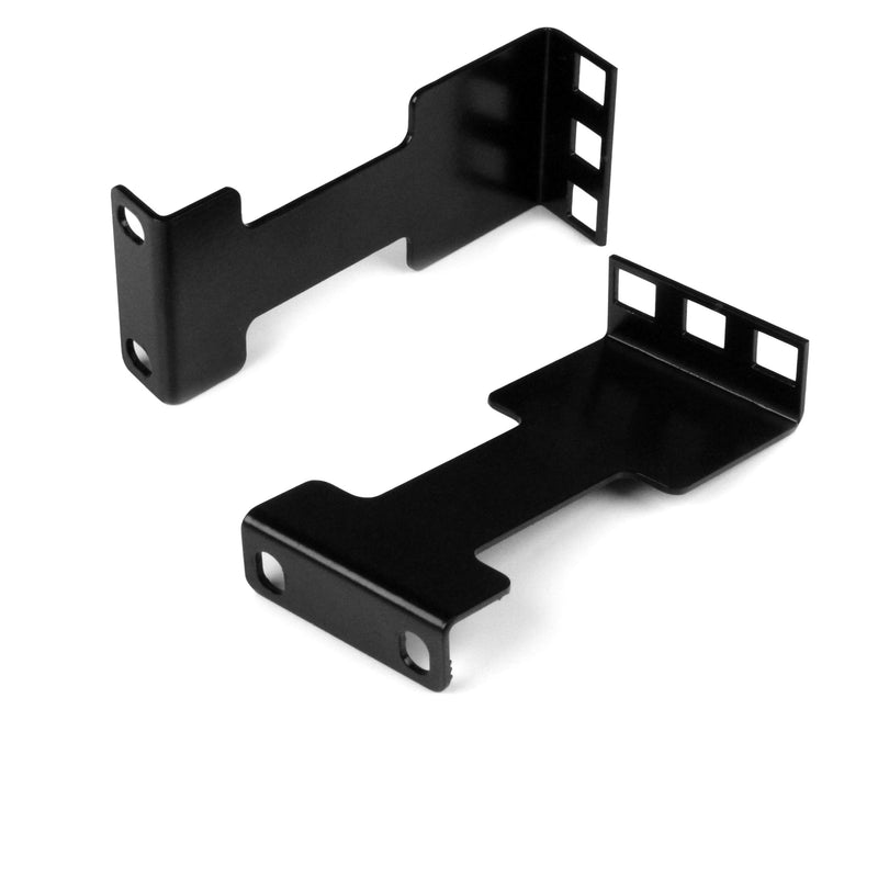 StarTech.com Server Rack Depth Extender - 1U - 4in / 10 cm - TAA Compliant - Recessed Rack Adapter - Rack Mount Adapter Kit - Network Rack Extender (RDA1U
