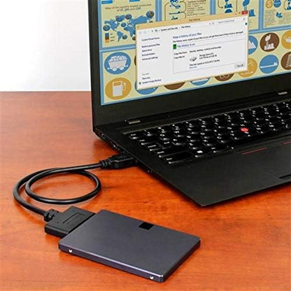 StarTech.com USB 3.1 to 2.5" SATA Hard Drive Adapter - USB 3.1 Gen 2 10Gbps with UASP External HDD/SSD Storage Converter (USB312SAT3CB