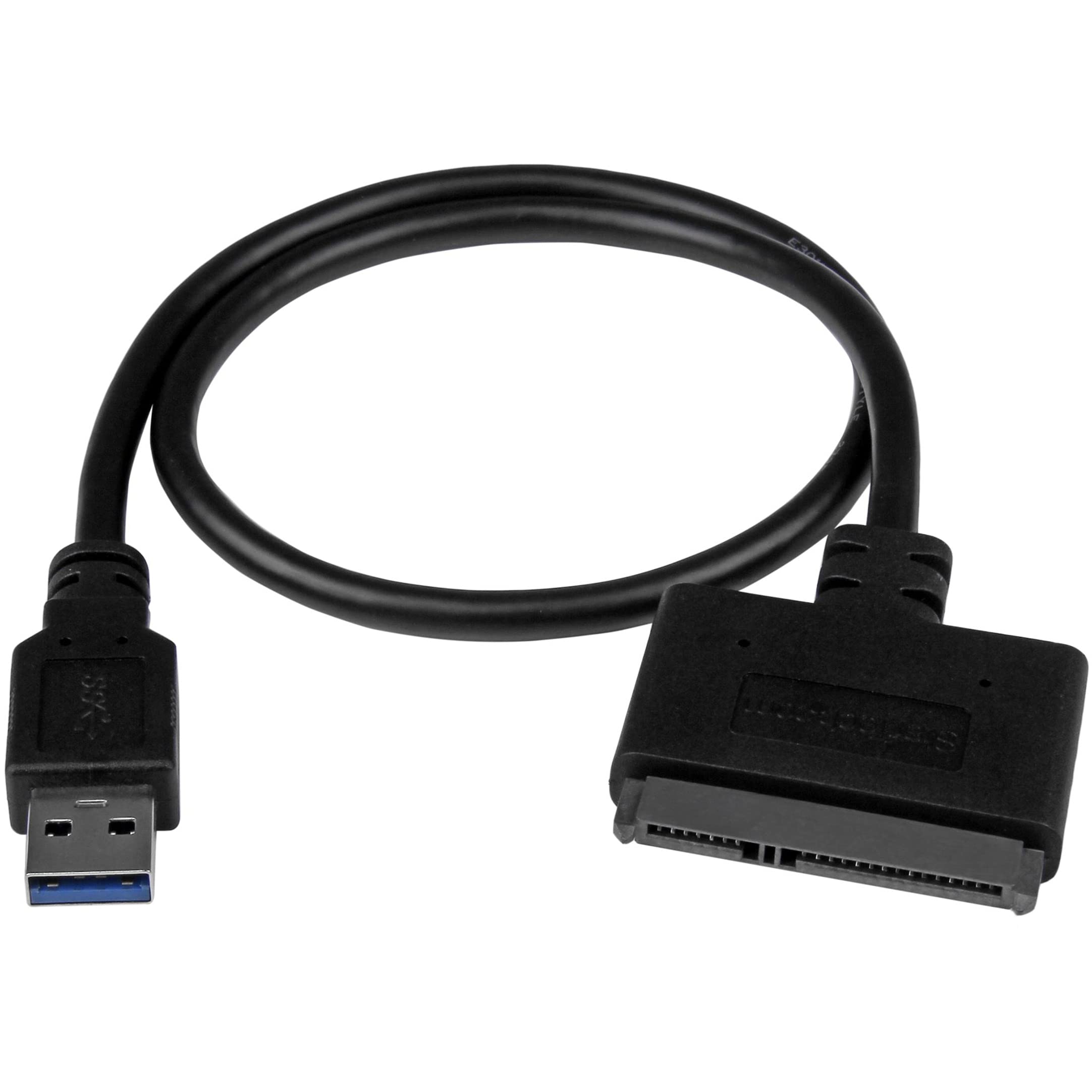 StarTech.com USB 3.1 to 2.5" SATA Hard Drive Adapter - USB 3.1 Gen 2 10Gbps with UASP External HDD/SSD Storage Converter (USB312SAT3CB