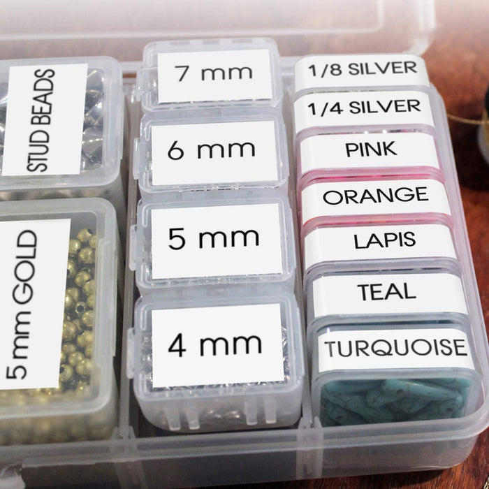 1 x Brother TZ 12 mm sw su bianco LAMINATO TZe261