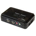 StarTech.com Kit commutateur KVM USB VGA à 2 ports avec audio et câbles - Switch écran clavier souris - Noir (SV211KUSB)