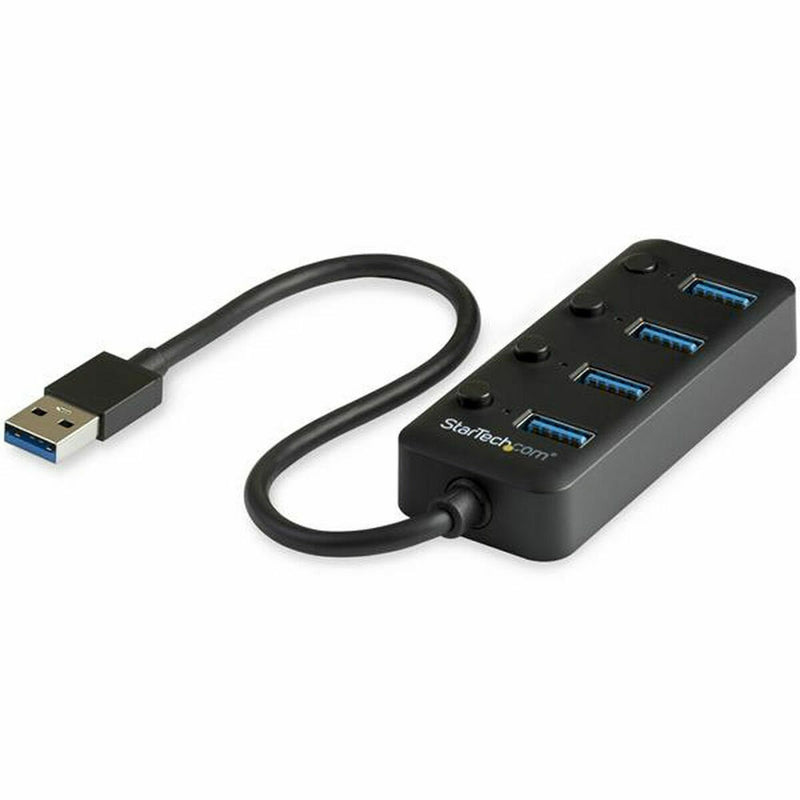 USB Hub Startech HB30A4AIB Black