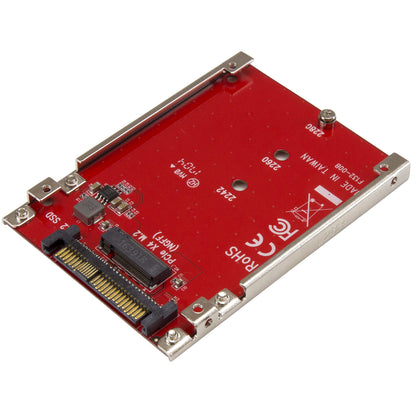 StarTech.com M.2. PCI-e NVMe to U.2 (SFF-8639) Adapter - Not Compatible with SATA Drives or SAS Controllers - For M.2 PCIe NVMe SSDs - PCIe M.2 Drive to U.2 Host Adapter - M2 SSD Converter (U2M2E125