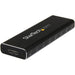 StarTech.com M.2 SSD Aluminum Enclosure to USB 3.0 (5Gbps) with UASP - Black - M.2 NGFF SATA with B Key & B+M Key - External M.2 Portable Enclosure - Not Compatible with NVMe / AHCI (SM2NGFFMBU33