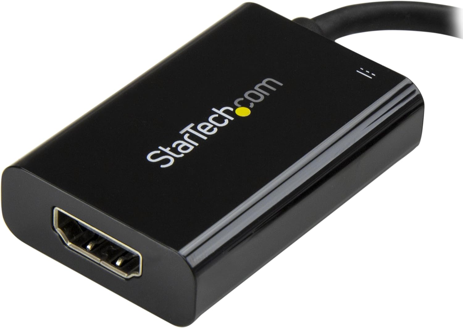 StarTech.com USB C to HDMI 2.0 Adapter with Power Delivery - 4K 60Hz USB Type-C to HDMI Display Video Converter - 60W PD Pass-Through Charging Port - Thunderbolt 3 Compatible - Black (CDP2HDUCP