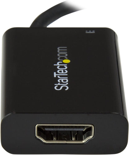 StarTech.com USB C to HDMI 2.0 Adapter with Power Delivery - 4K 60Hz USB Type-C to HDMI Display Video Converter - 60W PD Pass-Through Charging Port - Thunderbolt 3 Compatible - Black (CDP2HDUCP